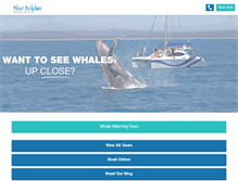 Tablet Screenshot of bluedolphintours.com.au